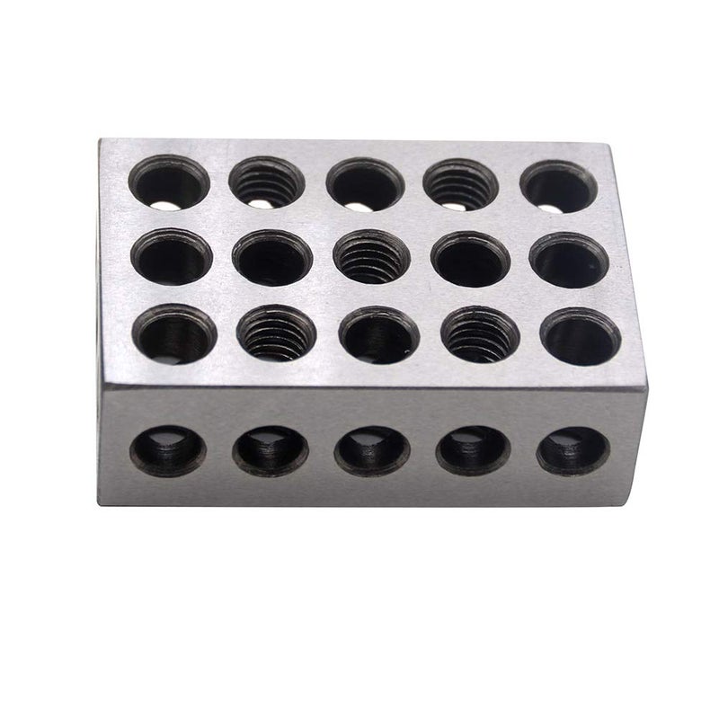 Oudtinx 1-2-3 Blocks Matched Pair Hardened Steel 23 Holes (1"x2"x3") Set Precision Machinist Milling - Image 4